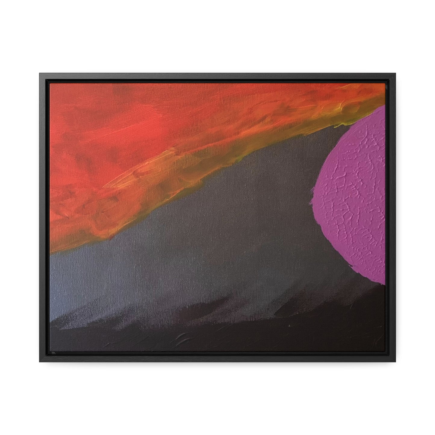 Sunset series #3 purple moon