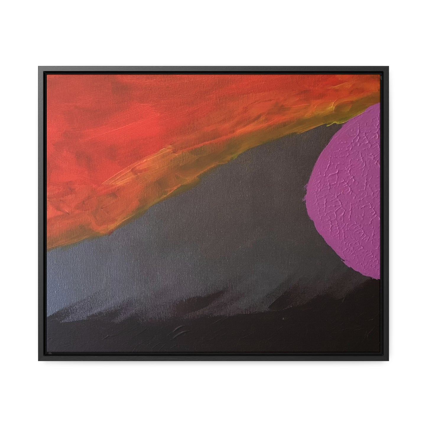 Sunset series #3 purple moon