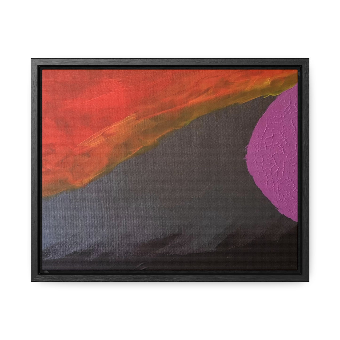 Sunset series #3 purple moon